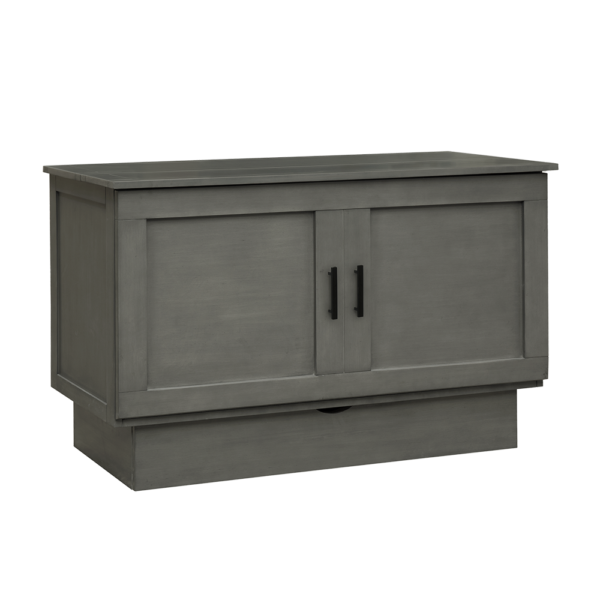 Dawson Queen Size Murphy Cabinet Bed in Grey