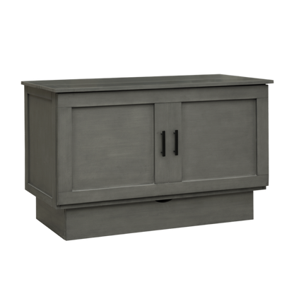 Dawson Queen Size Murphy Cabinet Bed in Grey