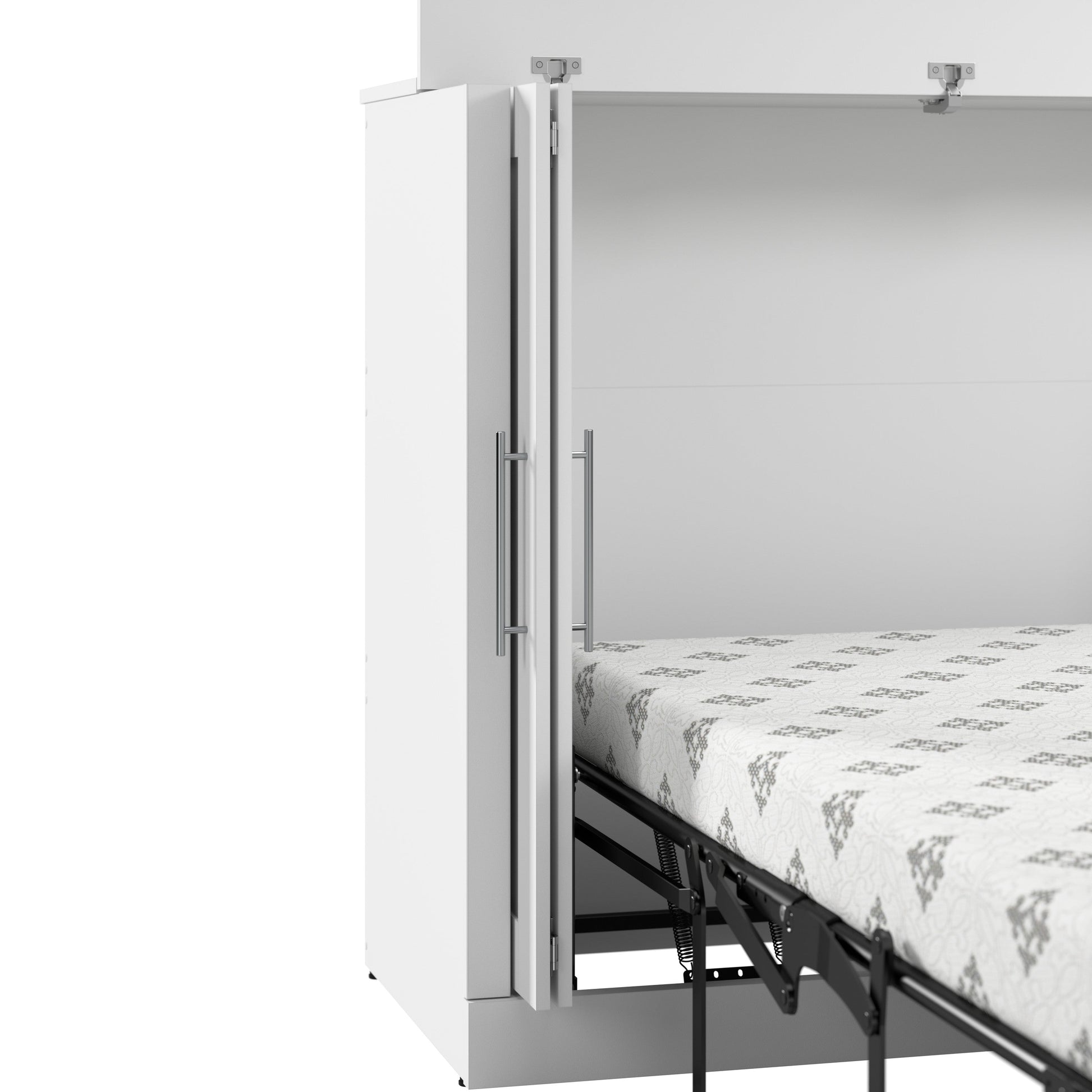 Modubox Pur 69W Full Cabinet Bed with Matteress in White