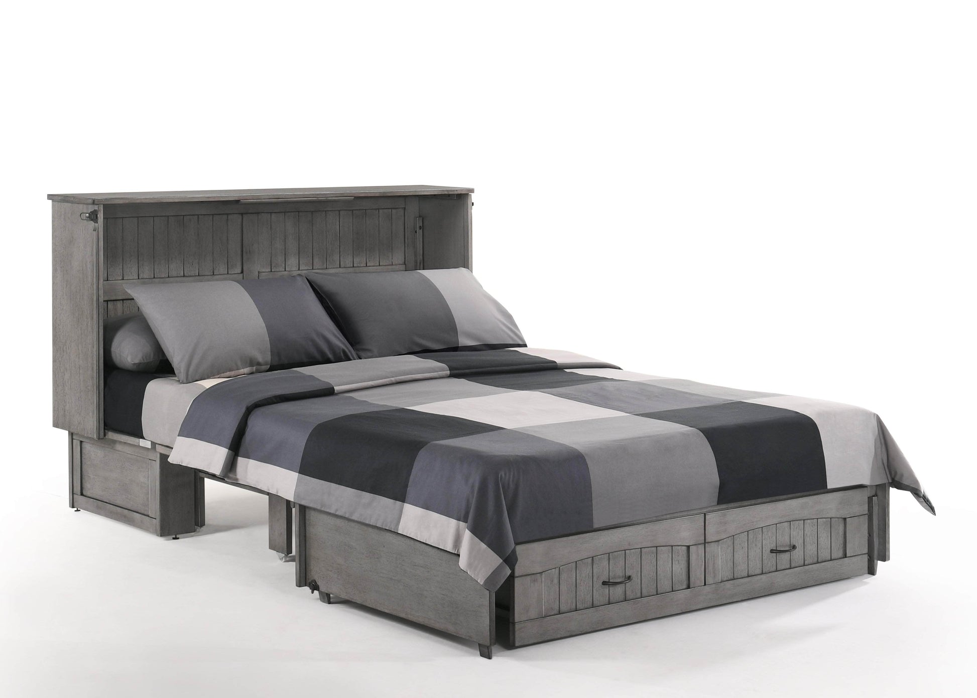 IQ Furniture Murphy Cabinet Bed Alpine Murphy Cabinet Bed with Queen Gel Memory Foam Mattress - Available in 2 Colours