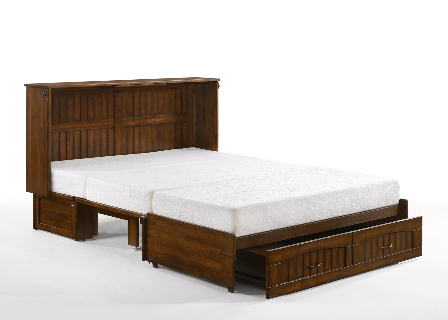 IQ Furniture Murphy Cabinet Bed Alpine Murphy Cabinet Bed with Queen Gel Memory Foam Mattress - Available in 2 Colours