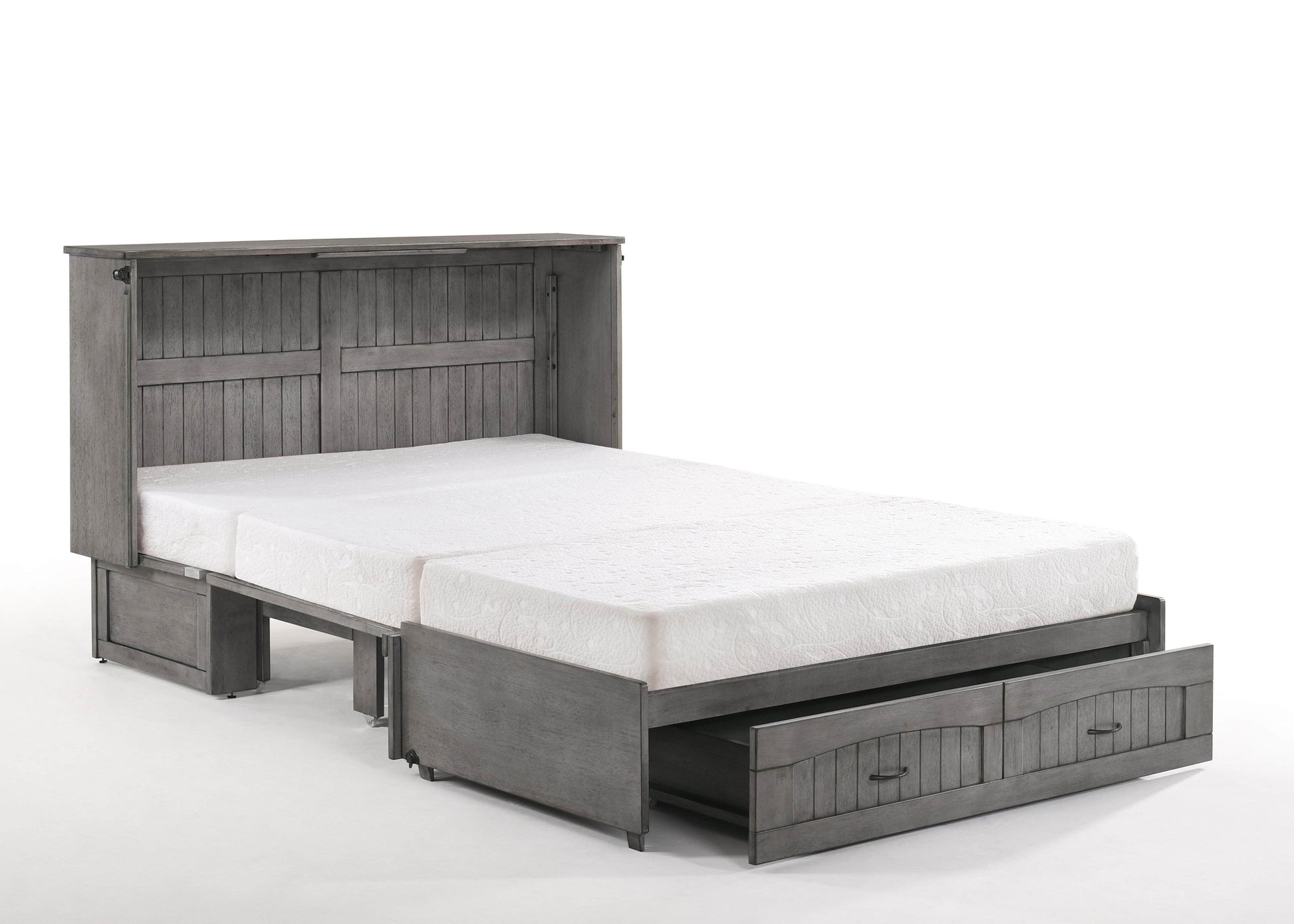 IQ Furniture Murphy Cabinet Bed Alpine Murphy Cabinet Bed with Queen Gel Memory Foam Mattress - Available in 2 Colours