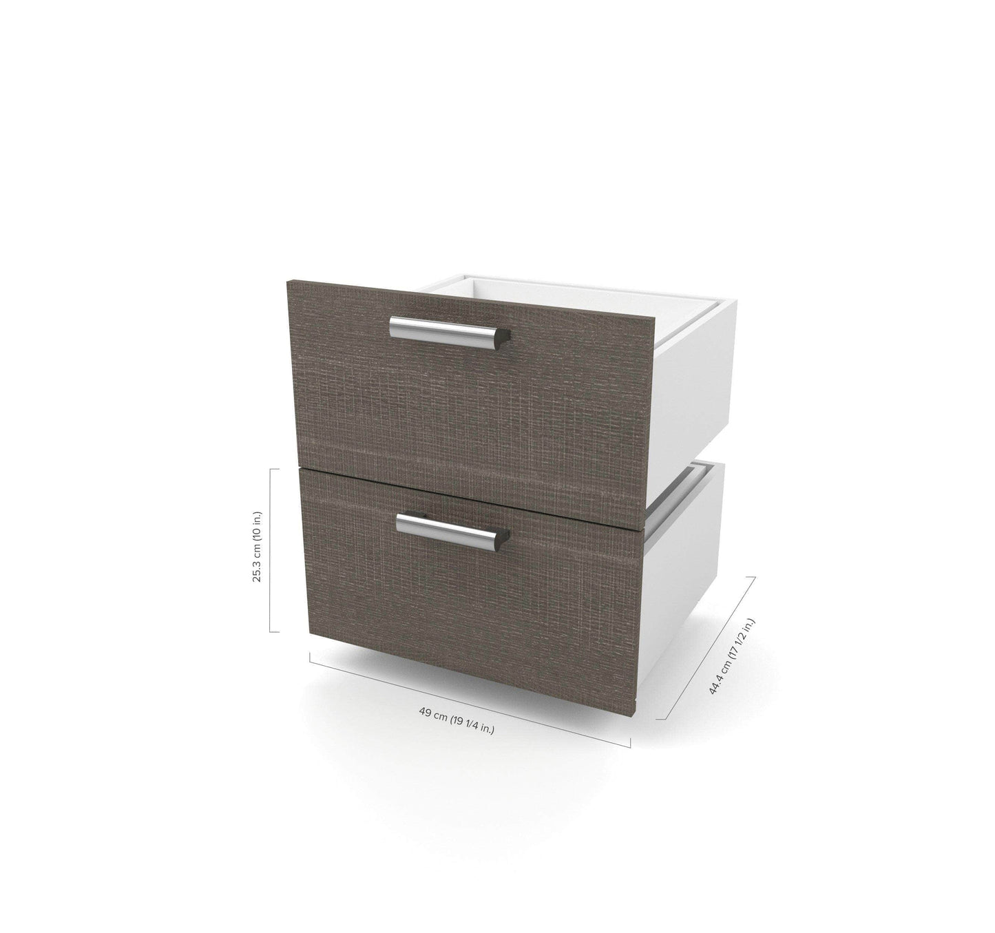 Modubox Murphy Wall Bed Cielo Full Murphy Wall Bed and 2 Storage Cabinets with Drawers (98W) - Available in 2 Colours