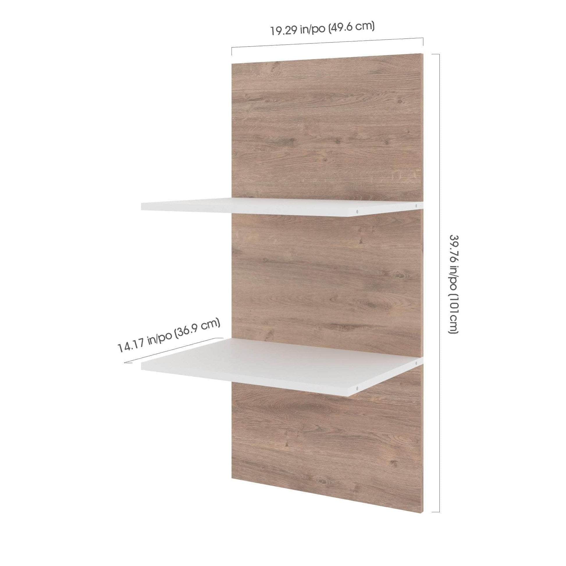 Modubox Murphy Wall Bed Cielo Full Murphy Wall Bed with Storage (98W) - Available in 2 Colours