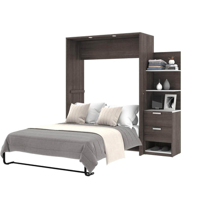 Modubox Murphy Wall Bed Cielo Full Murphy Wall Bed with Storage Cabinet (79W) - Available in 2 Colours