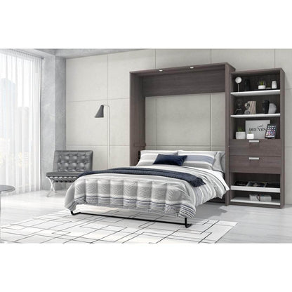 Modubox Murphy Wall Bed Cielo Queen Murphy Wall Bed and Storage Cabinet (95W) - Available in 2 Colours