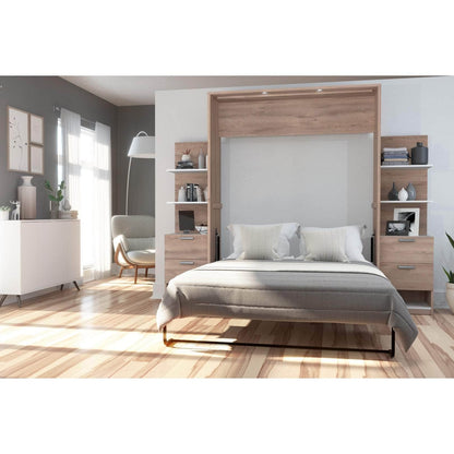 Modubox Murphy Wall Bed Cielo Queen Murphy Wall Bed with Storage (104W) - Available in 2 Colours