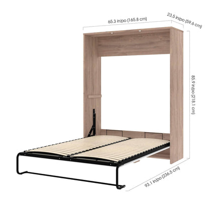 Modubox Murphy Wall Bed Cielo Queen Murphy Wall Bed with Storage (104W) - Available in 2 Colours