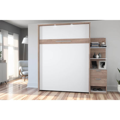 Modubox Murphy Wall Bed Cielo Queen Murphy Wall Bed with Storage Cabinet (85W) - Available in 2 Colours