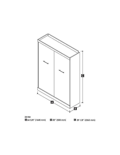 Modubox Murphy Wall Bed Nebula Queen Size Murphy Wall Pull Down Bed - Available in 3 Colours