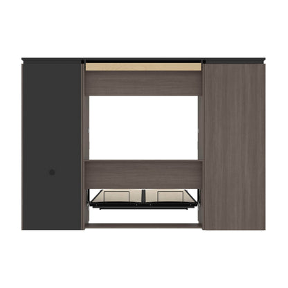 Modubox Murphy Wall Bed Orion Full Murphy Wall Bed with Shelving and Fold-Out Desk (119W) - Available in 2 Colours