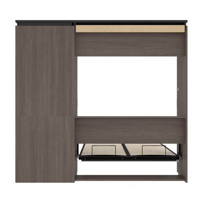 Modubox Murphy Wall Bed Orion Full Murphy Wall Bed with Storage Cabinet and Pull-Out Shelf - Available in 2 Colours