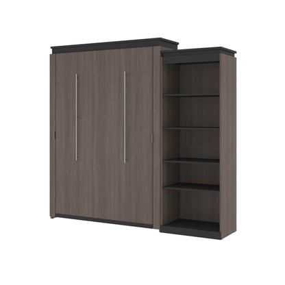 Modubox Murphy Wall Bed Orion Queen Murphy Wall Bed with Shelving Unit - Available in 2 Colours