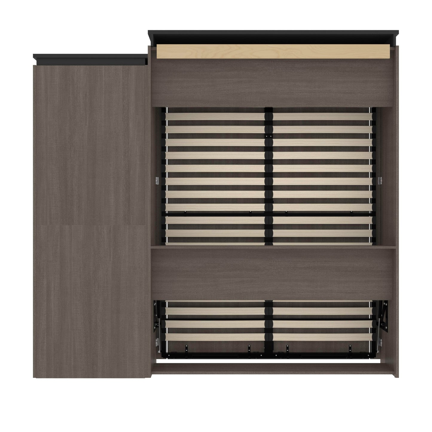 Modubox Murphy Wall Bed Orion Queen Murphy Wall Bed with Shelving Unit - Available in 2 Colours