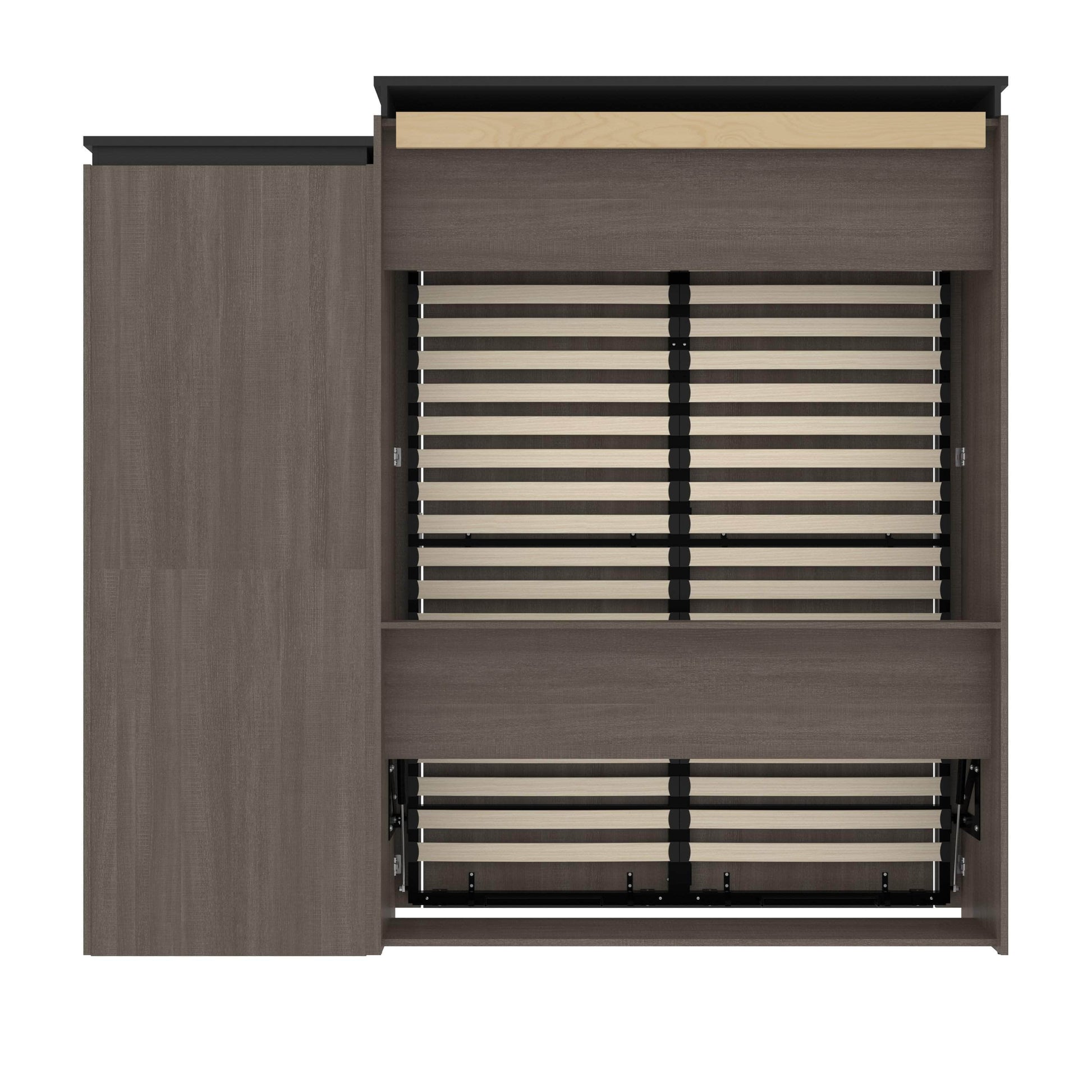 Modubox Murphy Wall Bed Orion Queen Murphy Wall Bed with Shelving Unit - Available in 2 Colours