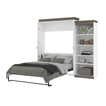 Modubox Murphy Wall Bed Orion Queen Murphy Wall Bed with Shelving Unit - Available in 2 Colours