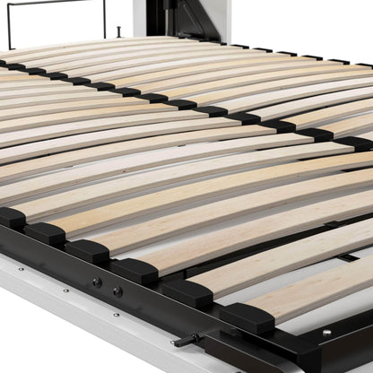 Modubox Murphy Wall Bed Pur 101" Queen Size Murphy Wall Bed with Storage Unit - Available in 3 Colours