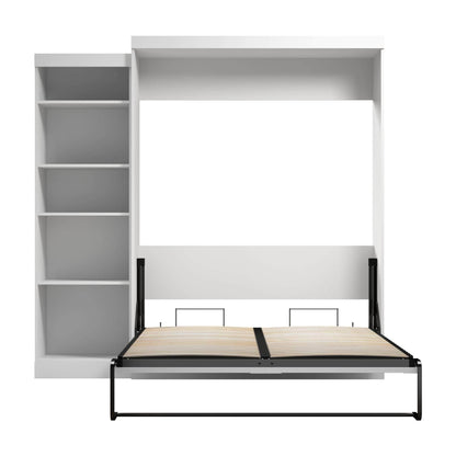 Modubox Murphy Wall Bed Pur 90" Queen Size Murphy Wall Bed with Storage Unit - Available in 3 Colours