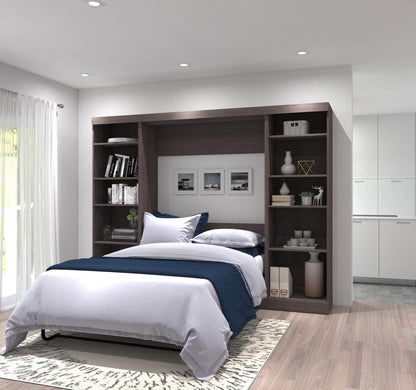 Modubox Murphy Wall Bed Pur Full Murphy Bed with 2 Storage Units (109W) - Available in 3 Colours