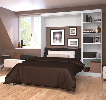 Modubox Murphy Wall Bed Pur Full Murphy Full Bed with Storage Unit (84W) - Available in 3 Colours