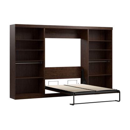 Modubox Murphy Wall Bed Pur Full Murphy Wall Bed and 2 Storage Units (131”) - Available in 2 Colours