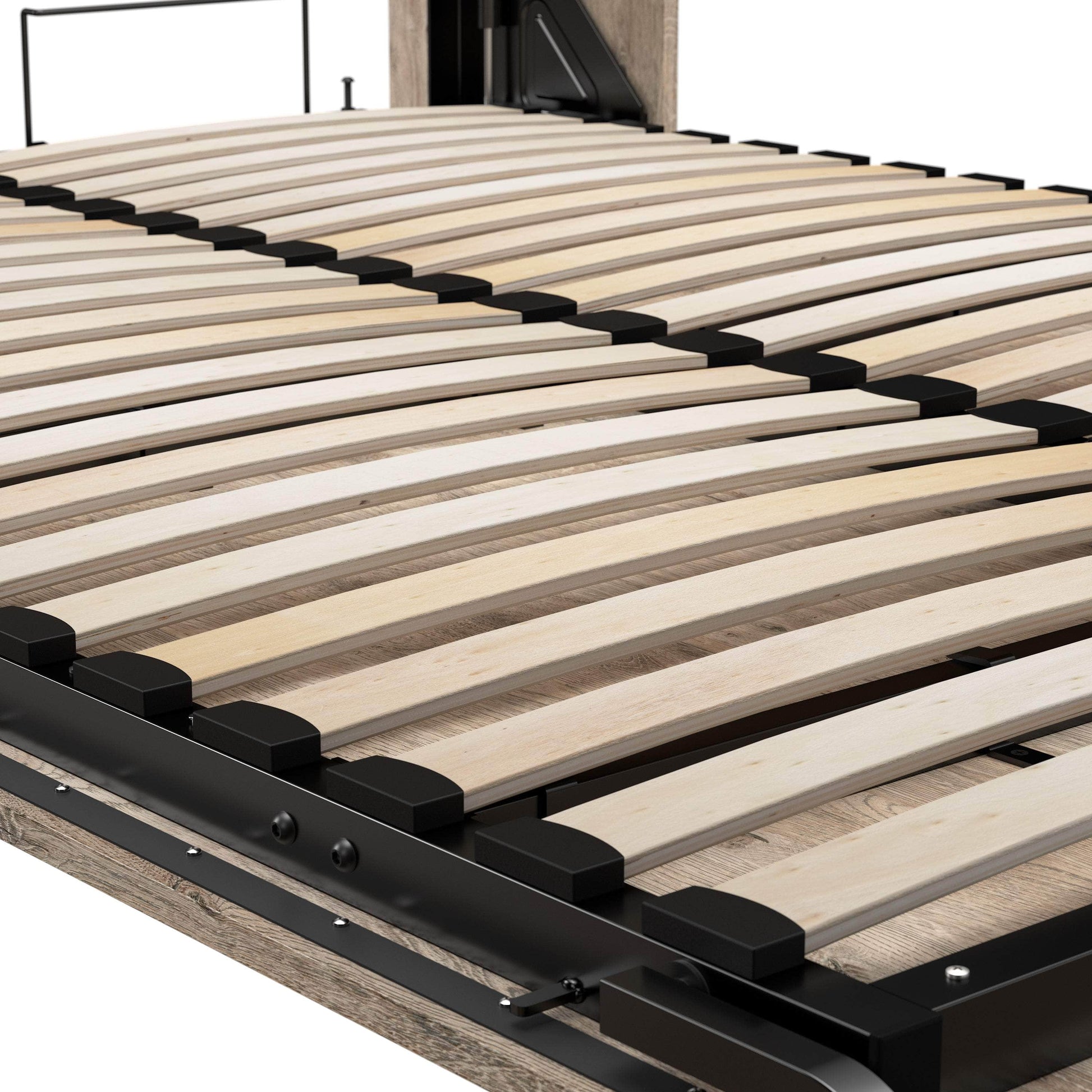 Modubox Murphy Wall Bed Pur Full Murphy Wall Bed and 2 Storage Units (131”) - Available in 3 Colours