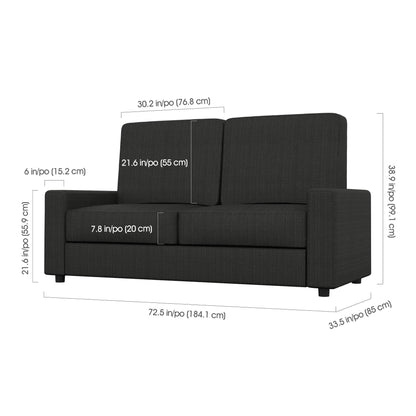 Modubox Murphy Wall Bed Pur Full Murphy Wall Bed and a Sofa - Available in 2 Colours