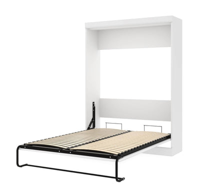 Modubox Murphy Wall Bed White Edge 65W Queen Murphy Wall Bed in White