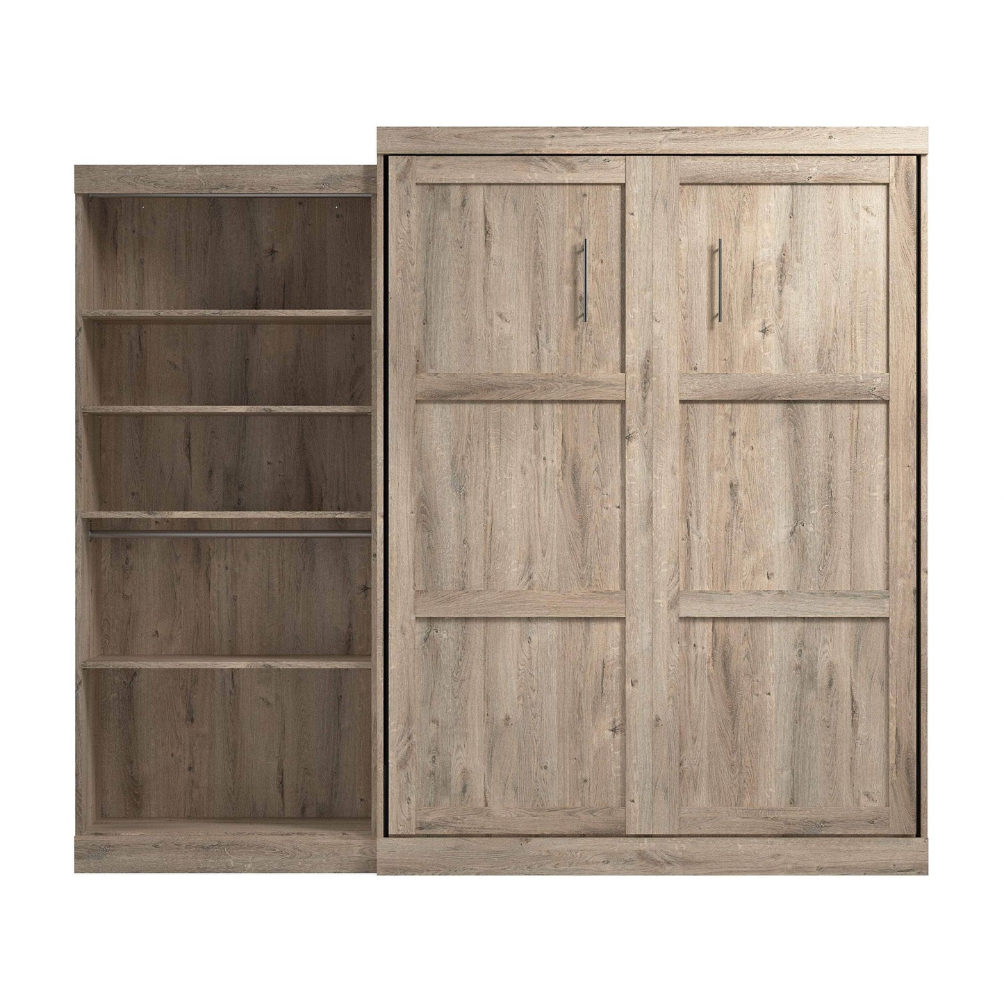 Pending - Modubox Murphy Wall Bed Pur  Murphy Bed with Closet Organizer (101W) - Available in 7 Colours