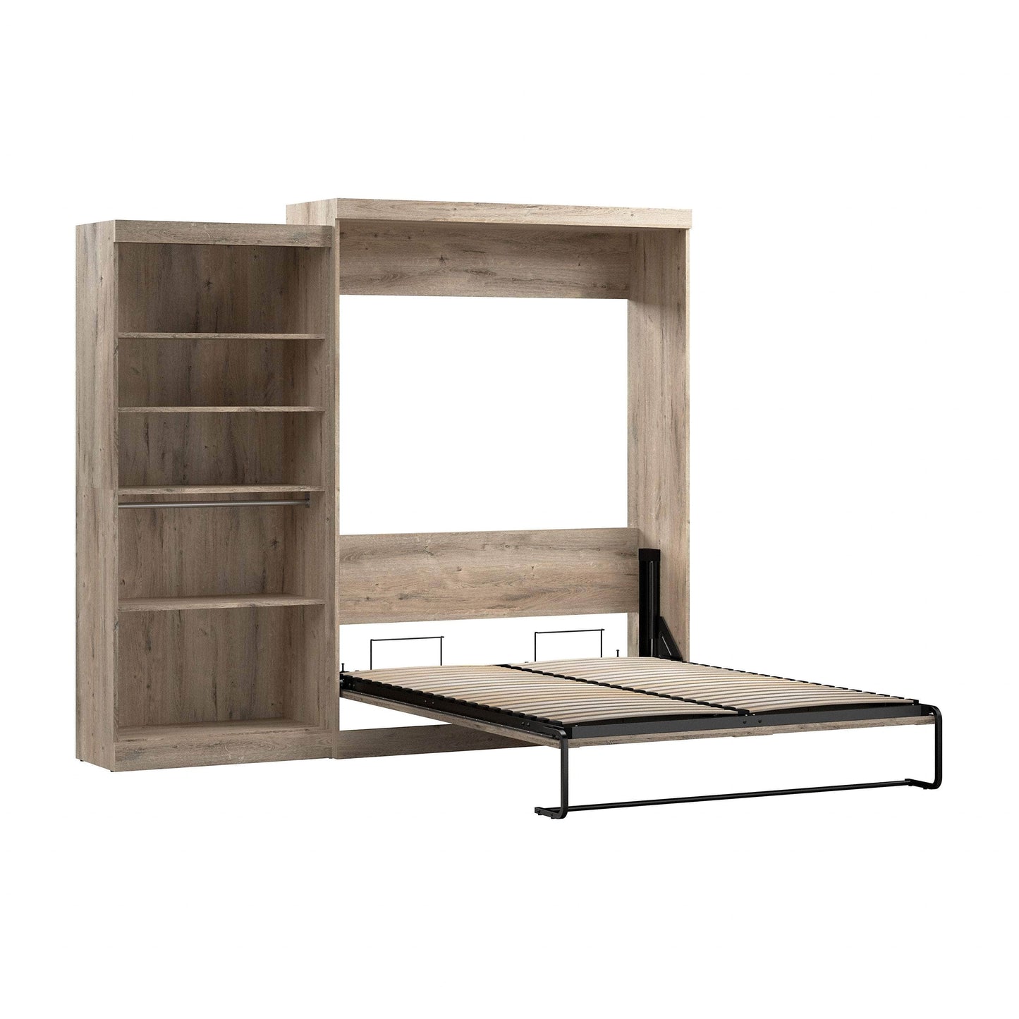 Pending - Modubox Murphy Wall Bed Pur  Murphy Bed with Closet Organizer (101W) - Available in 7 Colours