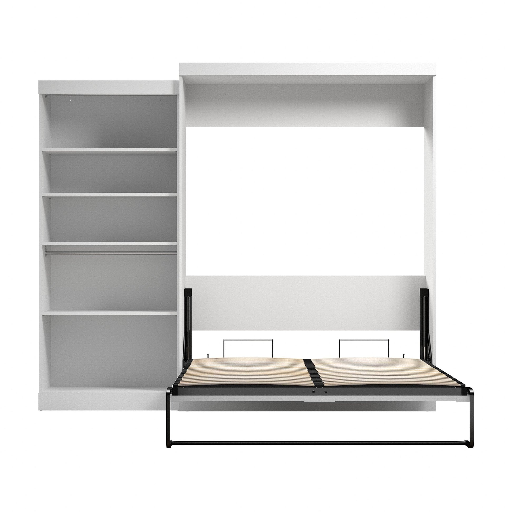 Pending - Modubox Murphy Wall Bed Pur  Murphy Bed with Closet Organizer (101W) - Available in 7 Colours