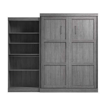 Pending - Modubox Murphy Wall Bed Pur  Murphy Bed with Closet Organizer (101W) - Available in 7 Colours