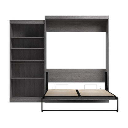 Pending - Modubox Murphy Wall Bed Pur  Murphy Bed with Closet Organizer (101W) - Available in 7 Colours