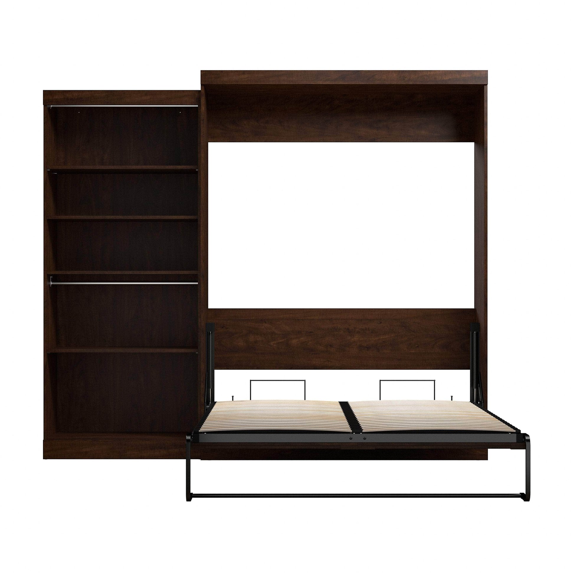 Pending - Modubox Murphy Wall Bed Pur  Murphy Bed with Closet Organizer (101W) - Available in 7 Colours