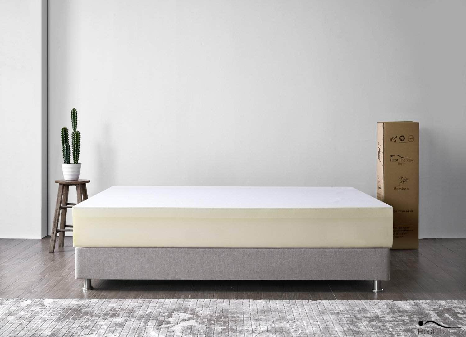 Rest Therapy Mattress 10 Inch Renew Bamboo Gel Memory Foam Mattress - Available in 4 Sizes