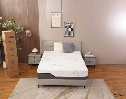 Rest Therapy Mattress 12 Inch Revive Bamboo Cool Gel Memory Foam Mattress - Available in 3 Sizes