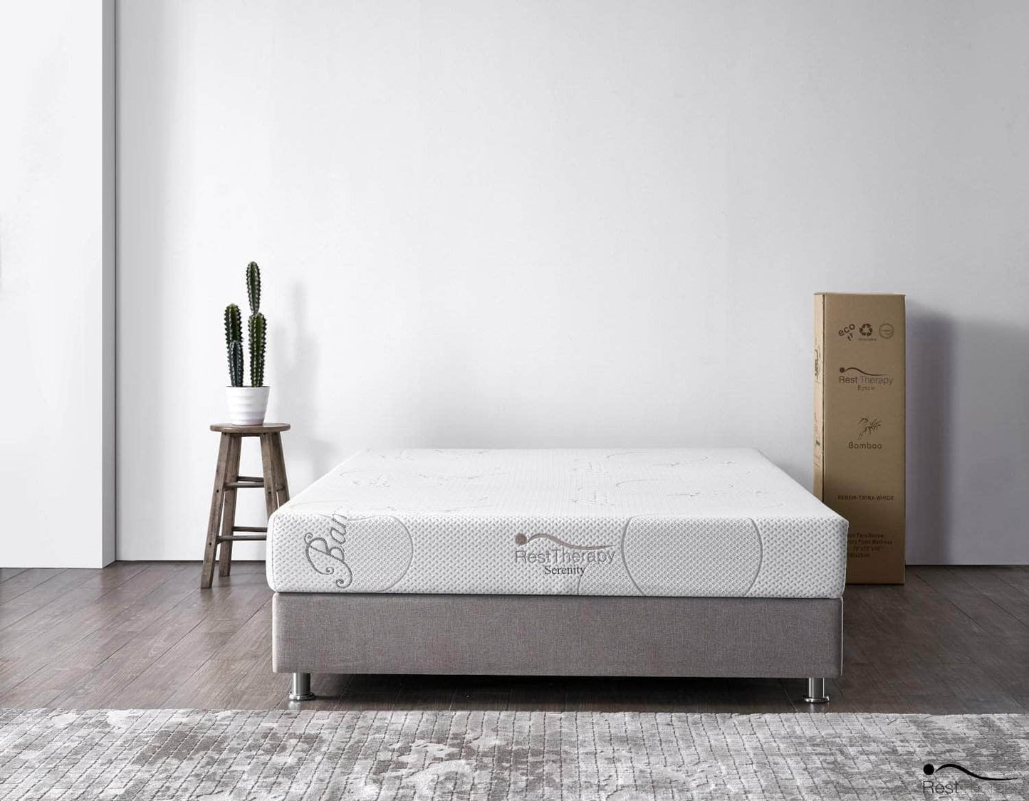 Rest Therapy Mattress 8 Inch Serenity Bamboo Memory Foam Mattress - Available in 4 Sizes