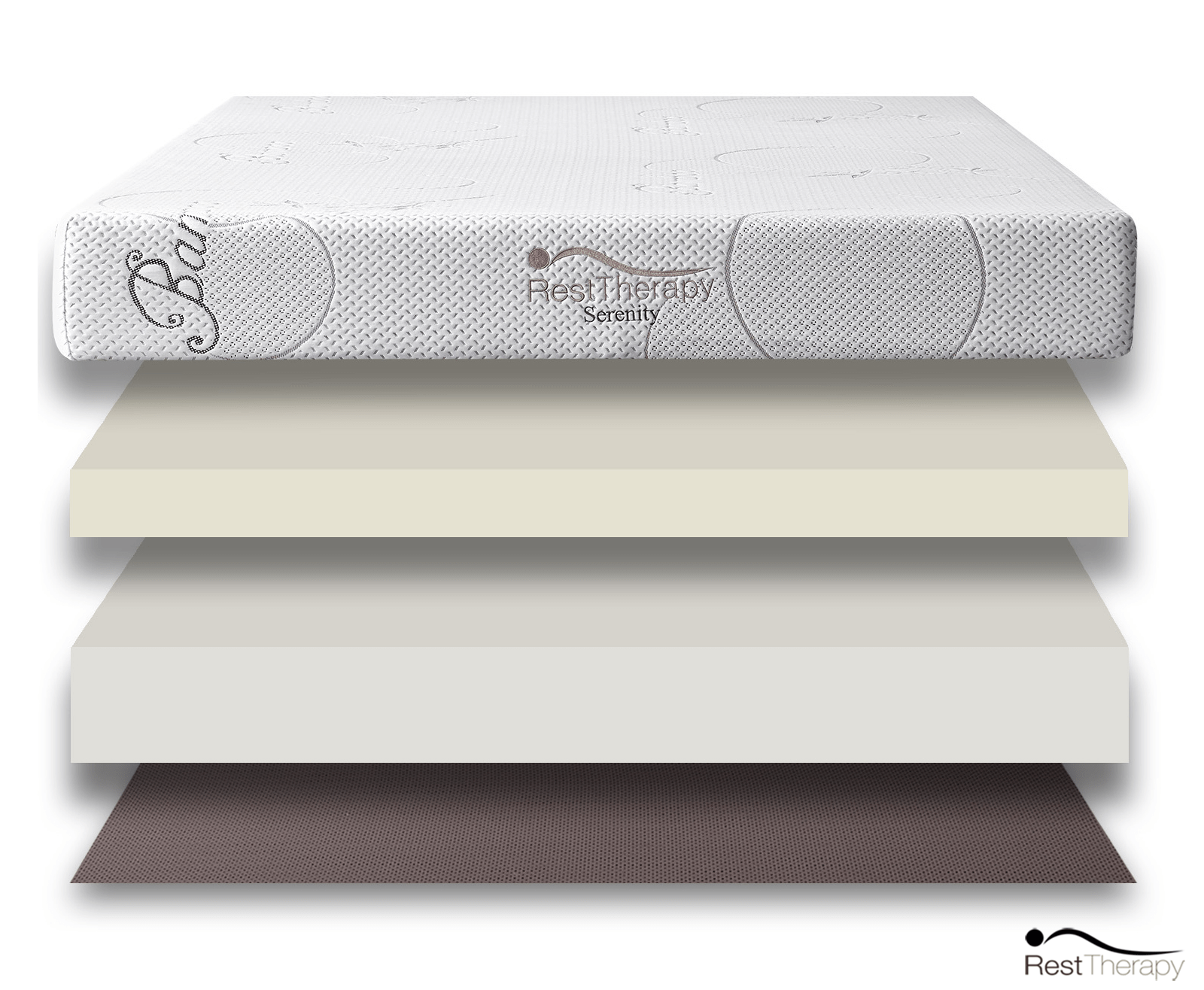 Rest Therapy Mattress 8 Inch Serenity Bamboo Memory Foam Mattress - Available in 4 Sizes