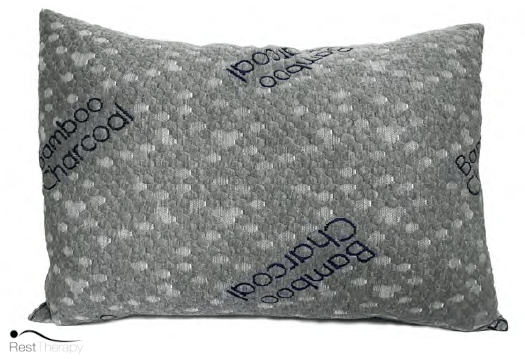 Rest Therapy Pillow Charcoal 2 Memory Foam Pillows