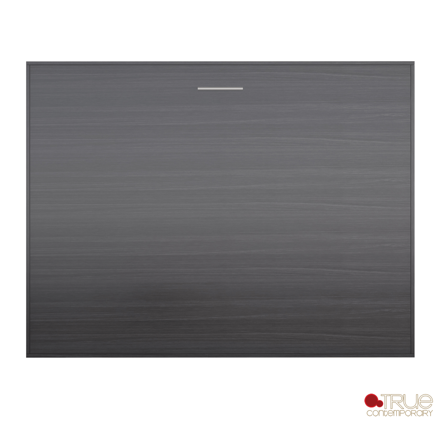 True Contemporary Murphy Wall Bed Heidi II Rustic Grey Horizontal Murphy Wall Pull Down Bed - Available in 3 Sizes